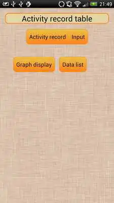 Play Activity record table / free