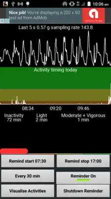 Play Activity Reminder  PA tracker