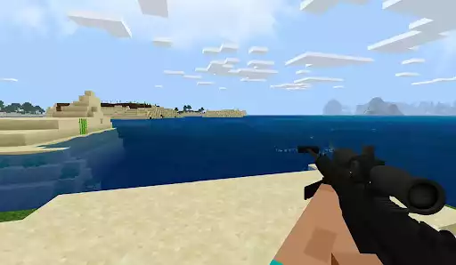 Play Actual Guns Mod for MCPE as an online game Actual Guns Mod for MCPE with UptoPlay