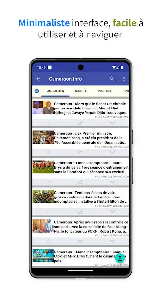 Play Actualités Cameroun  Monde as an online game Actualités Cameroun  Monde with UptoPlay