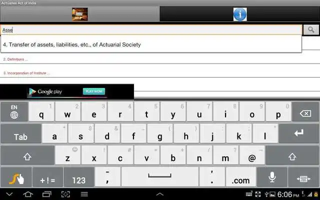 Play Actuaries Act of India