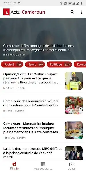 Play Actu Cameroun  – Latest News  and enjoy Actu Cameroun  – Latest News with UptoPlay