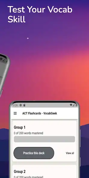 Play ACT Vocabulary Flashcards as an online game ACT Vocabulary Flashcards with UptoPlay