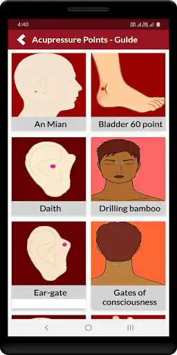 Play Acupressure Points - Guide as an online game Acupressure Points - Guide with UptoPlay