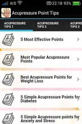 Play Acupressure Points Tips