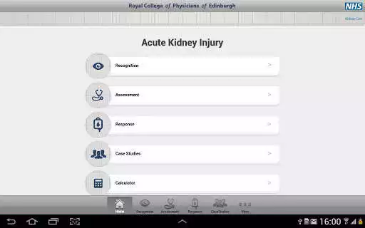 Play Acute Kidney Injury Tablet App