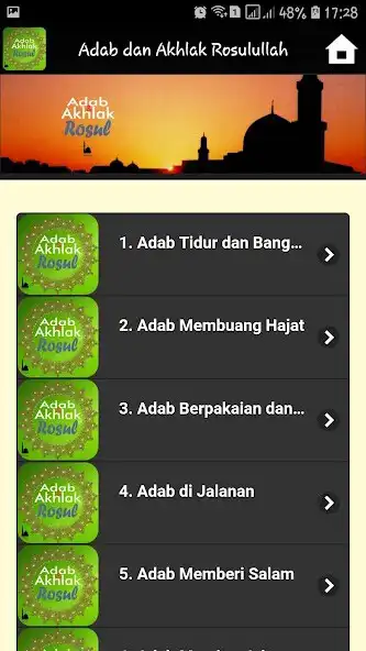 Play Adab dan Akhlak Rosulullah as an online game Adab dan Akhlak Rosulullah with UptoPlay
