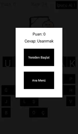 Play Adam Asmaca Kelime Bul as an online game Adam Asmaca Kelime Bul with UptoPlay