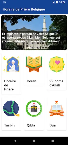 Play Adan Belgique Horaires Prières as an online game Adan Belgique Horaires Prières with UptoPlay