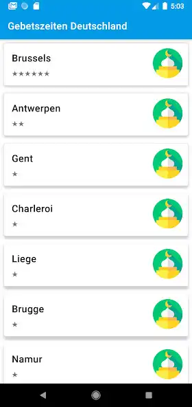 Play Adan Belgique - Horaires Prièr as an online game Adan Belgique - Horaires Prièr with UptoPlay