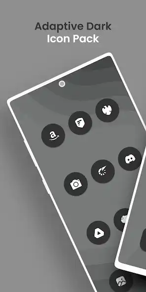 Play Adaptive Dark - Icon Pack  and enjoy Adaptive Dark - Icon Pack with UptoPlay