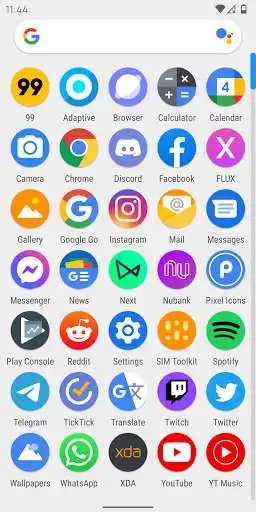 Play Adaptive Icon Pack as an online game Adaptive Icon Pack with UptoPlay