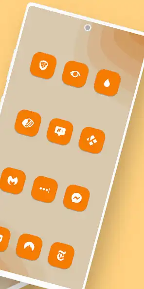 Play Adaptive Orange - Icon Pack as an online game Adaptive Orange - Icon Pack with UptoPlay