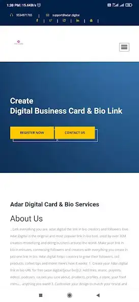 Play ADAR Digital Business Bio Link as an online game ADAR Digital Business Bio Link with UptoPlay