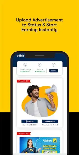 Play AdBiz - Earn through Status as an online game AdBiz - Earn through Status with UptoPlay