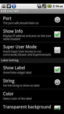 Play ADB over WIFI Widget