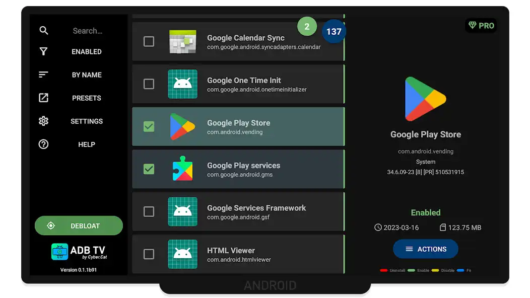 Play ADB TV: App Manager as an online game ADB TV: App Manager with UptoPlay