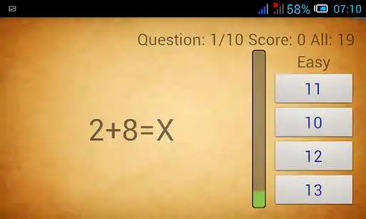 Play Addition over 10 as an online game Addition over 10 with UptoPlay