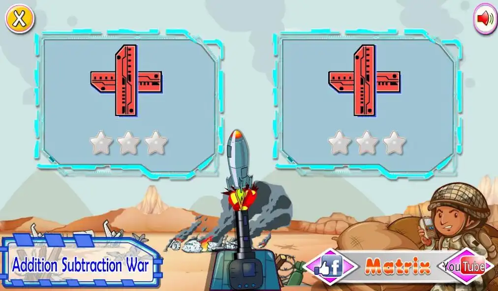 Play Addition Subtraction  vs War as an online game Addition Subtraction  vs War with UptoPlay