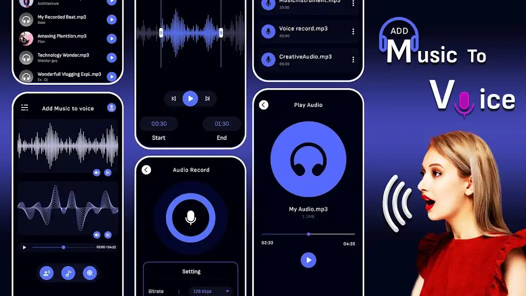 Play Add Music To Voice: Mix Melody  and enjoy Add Music To Voice: Mix Melody with UptoPlay