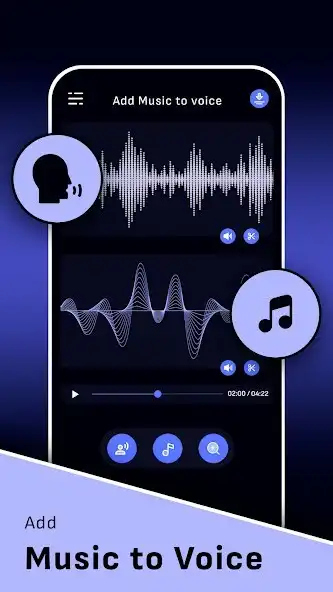 Play Add Music To Voice: Mix Melody as an online game Add Music To Voice: Mix Melody with UptoPlay