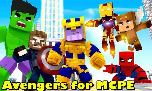 Play Addon Avengers Superheroes for Minecraft PE as an online game Addon Avengers Superheroes for Minecraft PE with UptoPlay