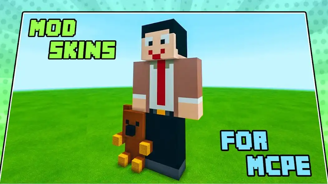 Play Addon Mod Mr.Bean Skins MCPE as an online game Addon Mod Mr.Bean Skins MCPE with UptoPlay