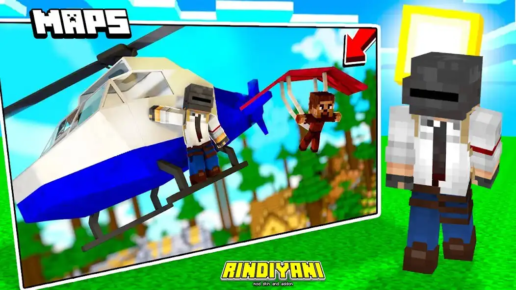 Play Addon Mod PUBG Skins for MCPE as an online game Addon Mod PUBG Skins for MCPE with UptoPlay