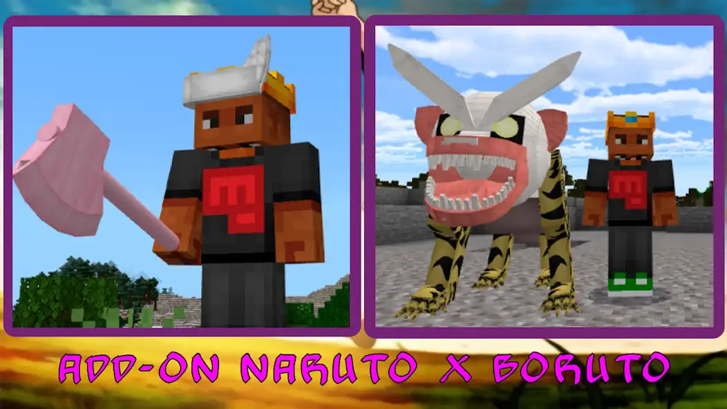 Play Add-on Naruto x Boruto in mcpe  and enjoy Add-on Naruto x Boruto in mcpe with UptoPlay