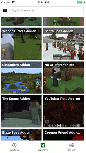 Play Addons for MCPE - Mods Packs as an online game Addons for MCPE - Mods Packs with UptoPlay