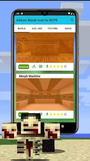 Play Addons Morph mod for MCPE as an online game Addons Morph mod for MCPE with UptoPlay