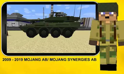 Play Addon War Tank for Minecraft as an online game Addon War Tank for Minecraft with UptoPlay