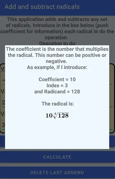 Play Add Radicals and Roots as an online game Add Radicals and Roots with UptoPlay