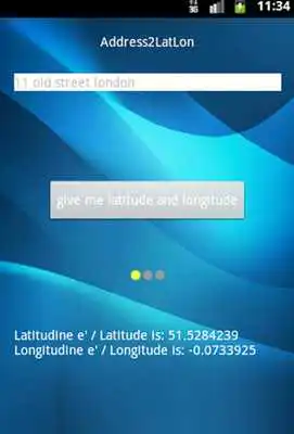 Play Address 2 latitude longitude