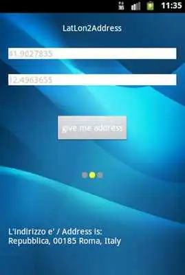 Play Address 2 latitude longitude