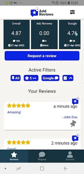 Play Add Reviews as an online game Add Reviews with UptoPlay
