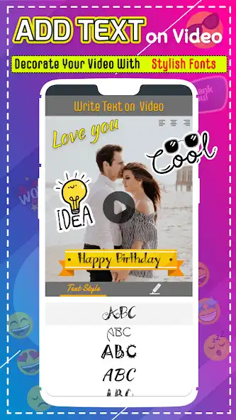 Play Add text to video: Text editor as an online game Add text to video: Text editor with UptoPlay