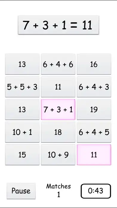 Play Add Three! as an online game Add Three! with UptoPlay