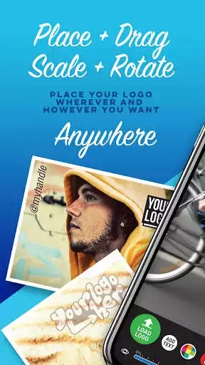 Play Add your own logo, watermark, and text to photos