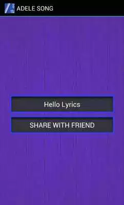 Play Adele: Hello Lyrics