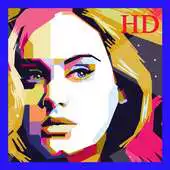 Free play online Adele Wallpaper HD APK