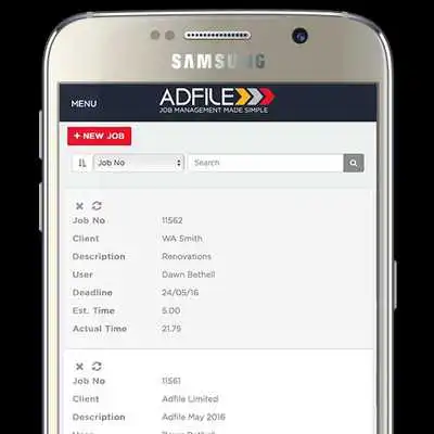 Play Adfile Job Management System