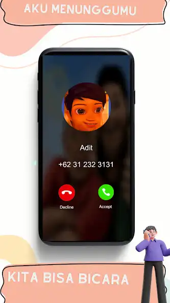 Play Adit Sopo Jarwo Simulator call as an online game Adit Sopo Jarwo Simulator call with UptoPlay