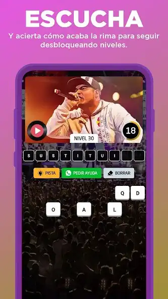 Play Adivina la rima (Con Audio) as an online game Adivina la rima (Con Audio) with UptoPlay