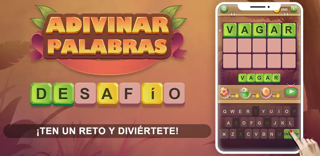 Play adivinar palabras desafío  and enjoy adivinar palabras desafío with UptoPlay