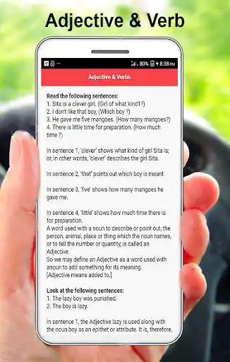 Play Adjective & Verbs  and enjoy Adjective & Verbs with UptoPlay