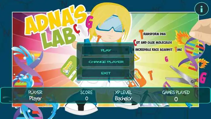 Play Adnas Lab -  A DNA manipulation game