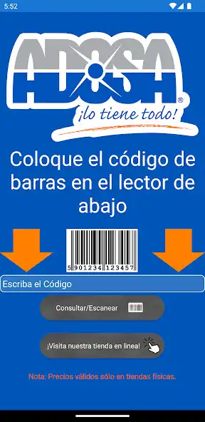 Play Adosa Verificador de Precios  and enjoy Adosa Verificador de Precios with UptoPlay