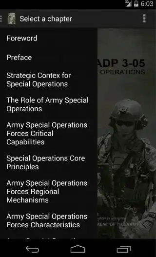 Play APK ADP 3-05 Special Forces  and enjoy ADP 3-05 Special Forces with UptoPlay com.EMPORIO.adp3_05specialoperations