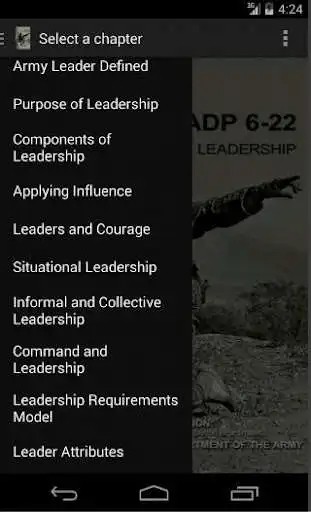 Play APK ADP 6-22 Army Leadership  and enjoy ADP 6-22 Army Leadership with UptoPlay com.EMPORIO.adp6_22_Army_Leadership